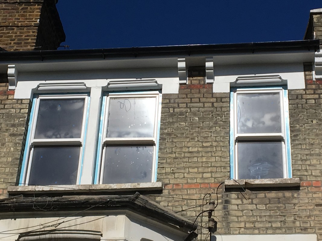 New uPVC sash windows fitted on Victorian terrace in Camberwell